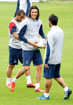 EDINSON CAVANI / EZEQUIEL LAVEZZI   - 07.08.2013 -