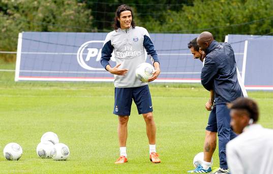EDINSON CAVANI / EZEQUIEL LAVEZZI / CLAUDE MAKELELE   -