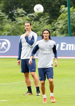 EDINSON CAVANI / ZLATAN IBRAHIMOVIC  - 07.08.2013 -