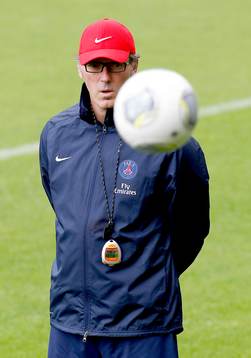 LAURENT BLANC   - 07.08.2013 - Entrainement du Paris Saint
