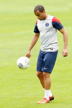 LUCAS MOURA  - 07.08.2013 - Entrainement du Paris Saint