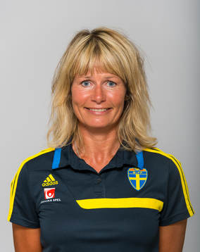 Yvonne Ekroth, förbundskapten för F15/98-landslaget