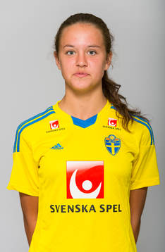 Klara Enberg, spelare i F15/98-landslaget