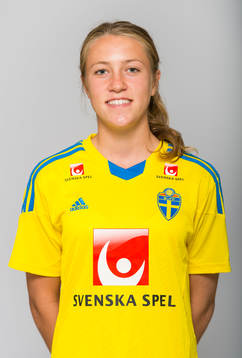 Freja Olofsson, spelare i F15/98-landslaget