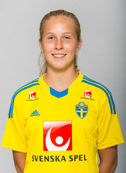 Julia Nyberg Spets, spelare i F15/98-landslaget