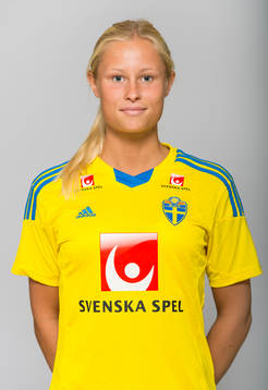 Malin Block, spelare i F15/98-landslaget