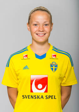 Evelina Finndell, spelare i F15/98-landslaget