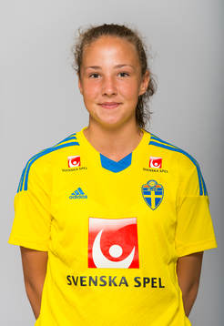 Linnea Berger, spelare i F15/98-landslaget