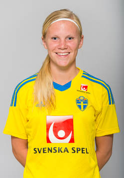 Josefine Rybrink, spelare i F15/98-landslaget