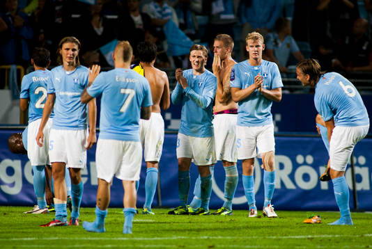 Malmö FFs Emil Forsberg, Filip Helander mfl deppar