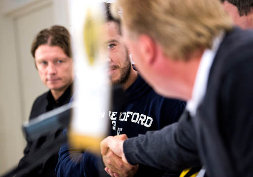 Klubbchef Stefan Andreasson och Jörgen Lennartsson,