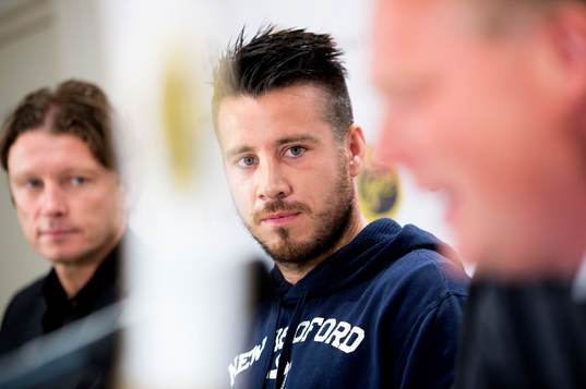 Klubbchef Stefan Andreasson och Jörgen Lennartsson,