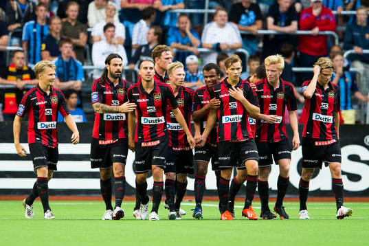 Brommapojkarnas Panajotis Dimitriadis gör 1-0 för