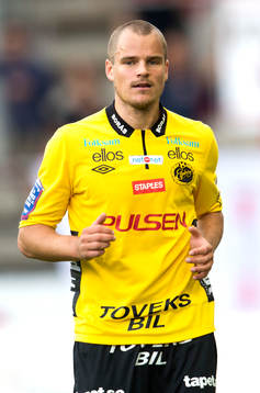Elfsborgs Henning Hauger i fotbollsmatchen mellan Elfsborg
