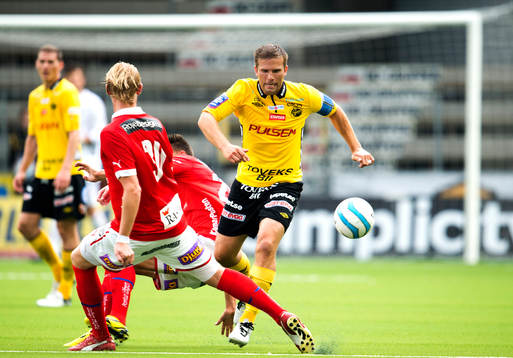 Elfsborgs Anders Svensson i fotbollsmatchen mellan Elfsborg