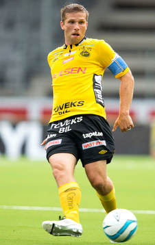 Elfsborgs Anders Svensson i fotbollsmatchen mellan Elfsborg