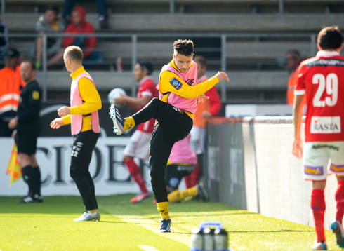 Elfsborgs Mikkel Beckmann värmer upp men får aldrig spela