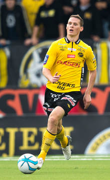 Elfsborgs Jon Jönsson i fotbollsmatchen mellan Elfsborg