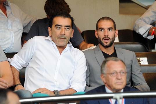 Lisandro LOPEZ / Jean Michel AULAS - 10.08.2013 - Lyon /