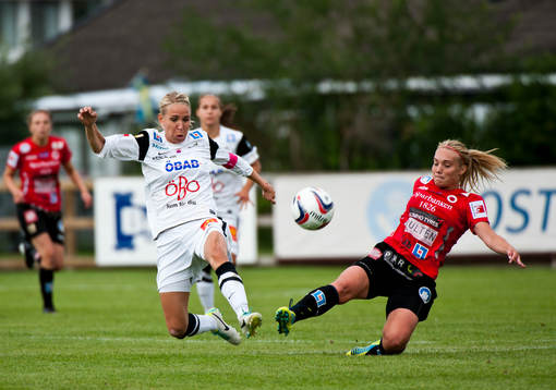 Örebros Elin Magnusson och Kristianstads Linnea Liljegärd
