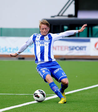 Göteborgs nr 17 Sam Larsson