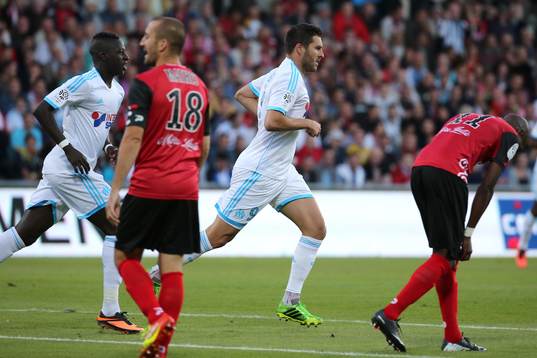 Joie Andre Pierre GIGNAC - 11.08.2013 - Guingamp /