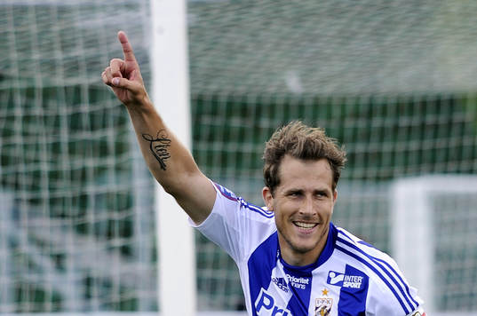 0-1 målet med Göteborgs nr 7 Tobias Hysén