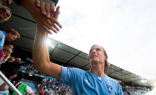 Malmö FFs Markus Halsti som gjorde matchens enda mål