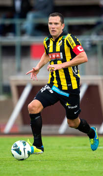 Häckens Martin Ericsson i fotbollsmatchen mellan Häcken