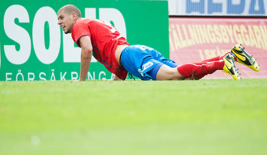 Han reser sig igen, Robin Simovic, Helsingborg, i