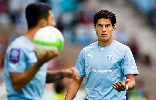 Malmö FFs Mikko Albornoz och Jiloan Hamad