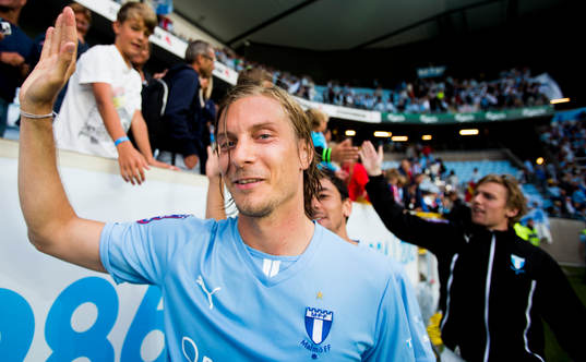 Malmö FFs Markus Halsti som gjorde matchens enda mål