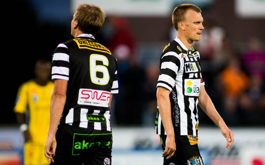 Landskronas Linus Malmqvist och Philip Andersson deppar