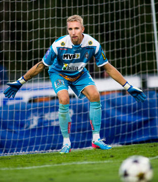 Landskronas målvakt Bill Halvorsen
