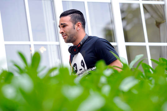 Adil RAMI - 12.08.2013 - Arrivee a Clairefontaine - Equipe