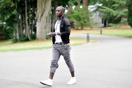 Bacary SAGNA - 12.08.2013 - Arrivee a Clairefontaine -