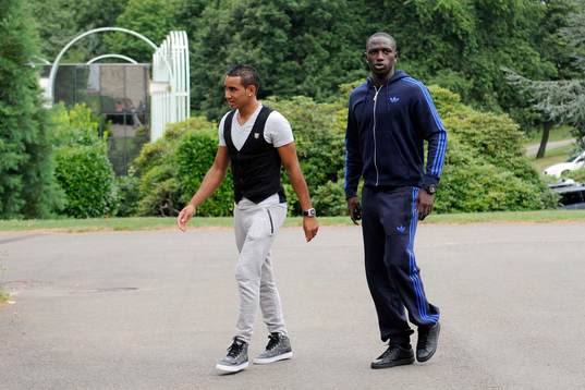 Dimitri PAYET / Moussa SISSOKO - 12.08.2013 - Arrivee a