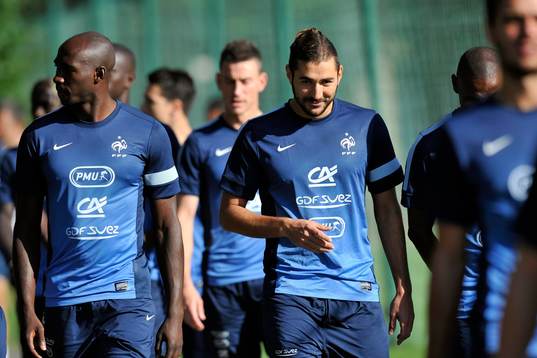 Karim BENZEMA - 12.08.2013 - Entrainement de l'Equipe de