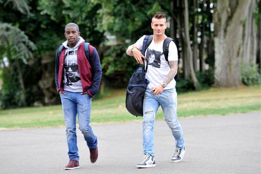 Rio MAVUBA / Mathieu Debuchy - 12.08.2013 - Arrivee a