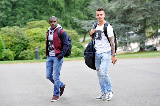 Rio MAVUBA / Mathieu Debuchy - 12.08.2013 - Arrivee a