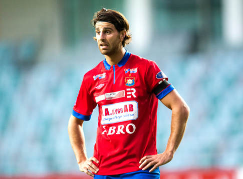 Örgrytes George Mourad  i fotbollsmatchen mellan Örgryte
