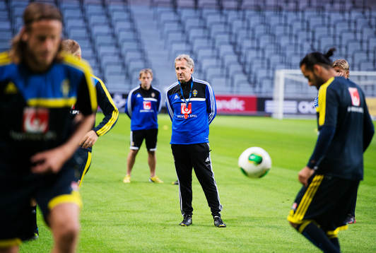 Förbundskapten Erik Hamrén