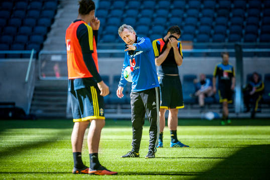 Zlatan Ibrahimovic, Erik Hamren, Förbundskapten Sverige,
