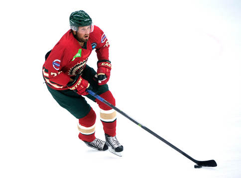 Frölundas Dick Axelsson i ishockeymatchen mellan Frölunda