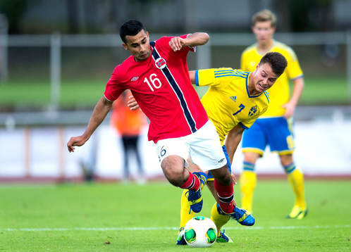 Norges Etzaz Hussain och Sveriges Melker Hallberg