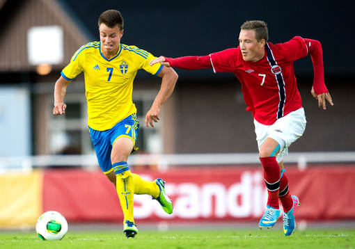 Sveriges Melker Hallberg och Norges Fredrik Ulvestad