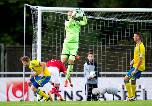 Sveriges målvakt Patrik Carlgren