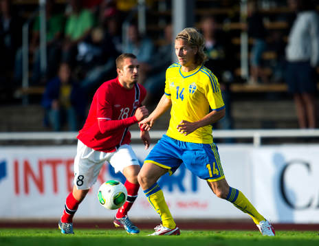 Sveriges Oliver Silverholt och Norges Veton Berisha