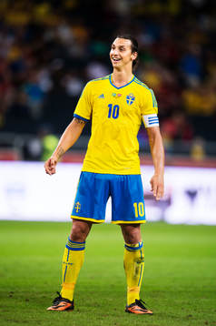 Sveriges Zlatan Ibrahimovic ler