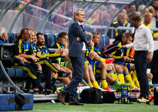 Sveriges förbundskapten Erik Hamrén